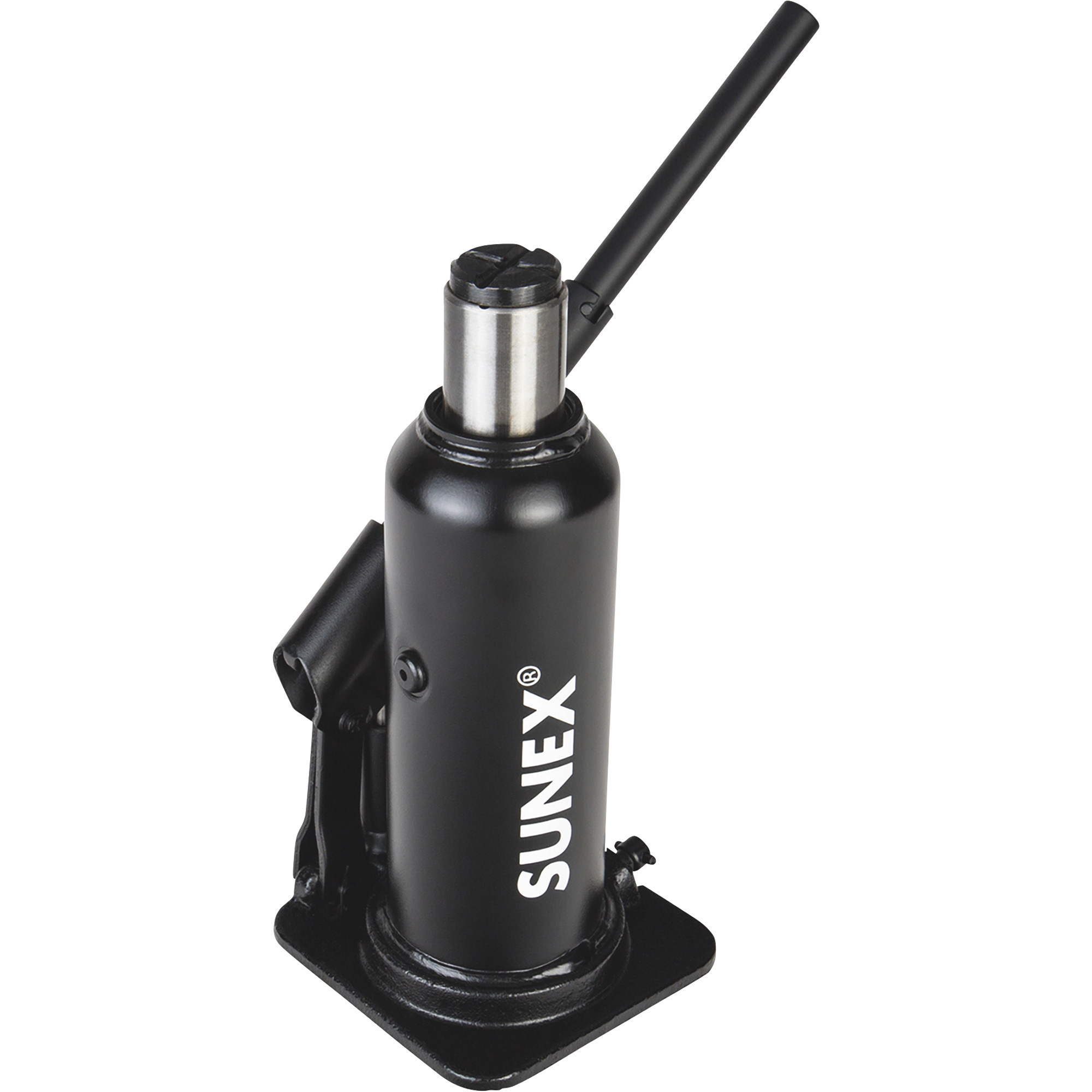 Sunex Tools Bottle Jack — 8-Ton Capacity, Chrome Ram, Welded Base, Model# 4408